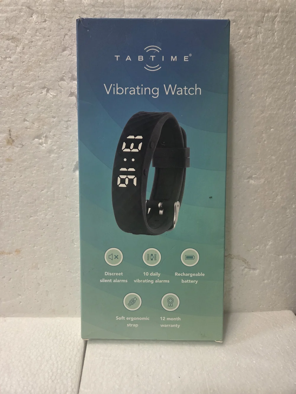 Black Vibrating Watch – Discreet Reminder Wearable